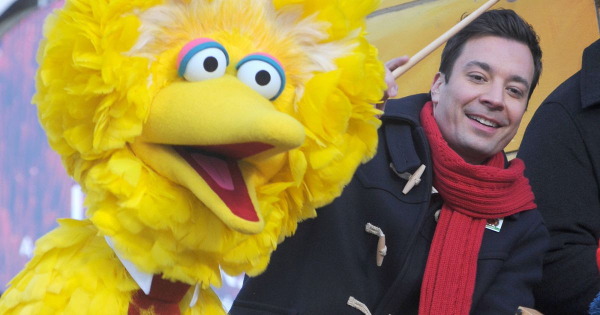 Jimmy Fallon lors de la Thanksgiving Day Parade à New York ...