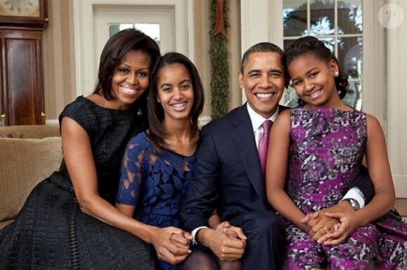 Michelle Obama a passé Thanksgiving à la Maison Blanche avec son mari Barack et leurs filles Malia et Sasha.