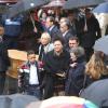 Famille et amis dans le chagrin aux obsèques de Georges Lautner en la cathédrale Sainte-Reparate à Nice, le 30 novembre 2013. Photo BestImage/Franz Chavaroche/Nice-Matin