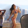 Amanda Cerny, Playboy Playmate octobre 2011, devant l'objectif de Raquel Rischard lors d'un photoshoot pour 138 Water à Hollywood Hills le 26 septembre 2013.