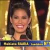 Mehiata Riaria pendant l'élection Miss Tahiti 2013