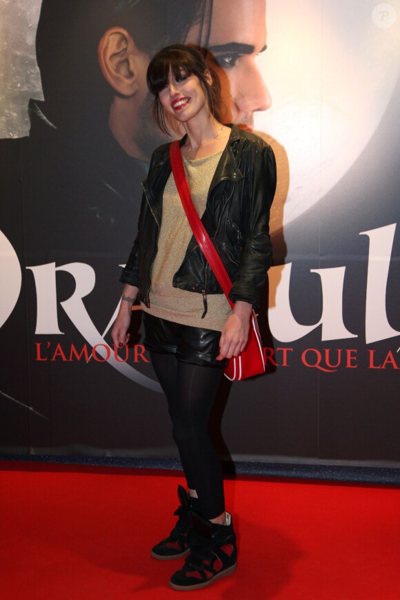 Jennifer Ayache à Paris, le 14 octobre 2011.