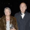 Valéry Giscard d'Estaing et sa femme Anne-Aymone - Vernissage de l'exposition "Cartier : Le style et l'histoire" au Grand Palais à Paris, le 2 decembre 2013.