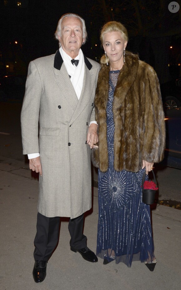 Dom Pedro et Dona Marie Claude de Bragrance - Vernissage de l'exposition "Cartier : Le style et l'histoire" au Grand Palais à Paris, le 2 decembre 2013.