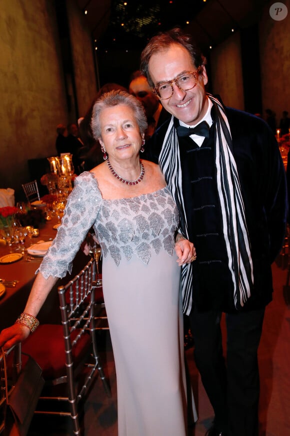 Anne-Aymone Giscard d'Estaing et Emmanuel de Brantes - Vernissage de l'exposition "Cartier : Le style et l'histoire" au Grand Palais à Paris, le 2 decembre 2013.