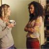 Teri Polo et Sherri Saum, héroïnes de la série The Fosters, diffusée sur ABC Family (2013).