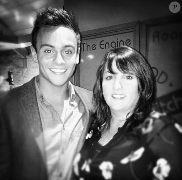 Tom Daley et sa maman Debbie, sur Instagram, le 2 décembre 2013