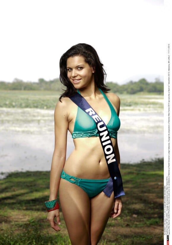 Vanille M'Doihama, Miss Réunion 2013, candidate en maillot de bain pour Miss France 2014.