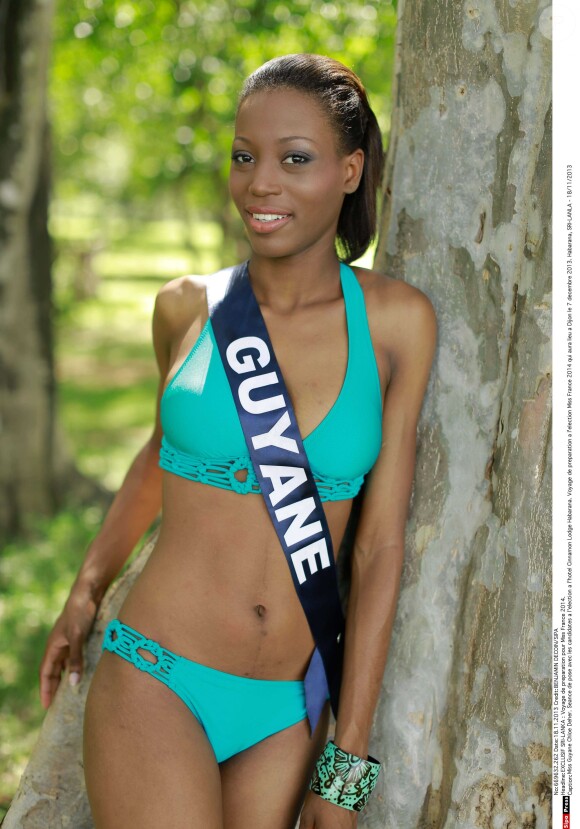 Henriette Groneveltd, Miss Guyane 2013, candidate en maillot de bain pour Miss France 2014.