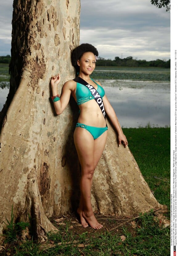 Daniati Yves, Miss Mayotte 2013, candidate en maillot de bain pour Miss France 2014.