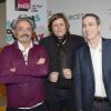 Louis Chedid, Rover et Alain Chamfort aux 50 ans de France Inter à la Gaîte-Lyrique à Paris, le 8 decembre 2013.