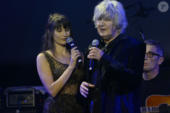 Camille et Jacques Higelin aux 50 ans de France Inter à la Gaîte-Lyrique à Paris, le 8 decembre 2013.