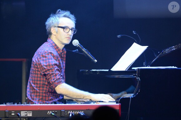 Vincent Delerm aux 50 ans de France Inter à la Gaîte-Lyrique à Paris, le 8 decembre 2013.