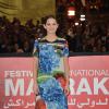 Marion Cotillard portant une robe Preen lors du Festival du film de Marrakech le 5 décembre 2013