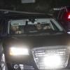 Gwyneth Paltrow et son mari Chris Martin arrivant à la soirée privée organisée par Jennifer Aniston à Los Angeles le 8 décembre 2013