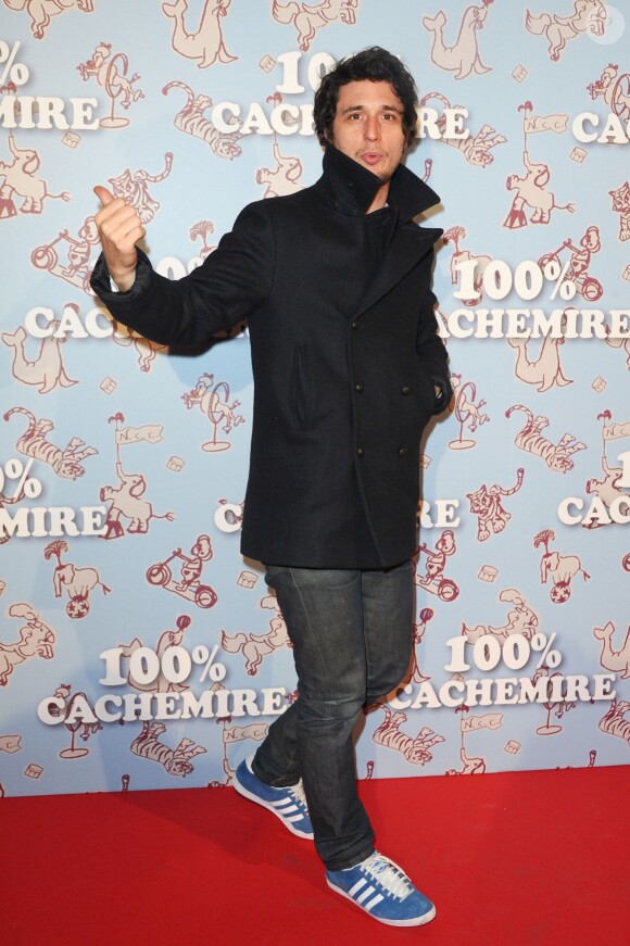 Jérémie Elkaïm lors de l'avant-première du film 100% Cachemire à Paris le 9 décembre 2013