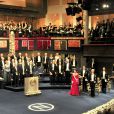  Cérémonie de remise des Nobel 2013 à Stockholm, le 10 décembre 2013 en présence de la famille royale de Suède 
