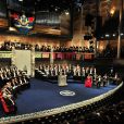  Cérémonie de remise des Nobel 2013 à Stockholm, le 10 décembre 2013 en présence de la famille royale de Suède 