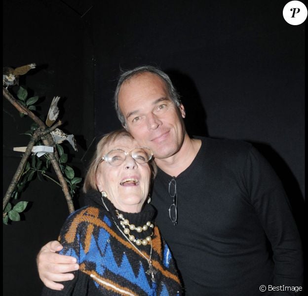 Mado Maurin et Laurent Baffie lors de la générale de la pièce Clerambard à Paris le 20 octobre 2008