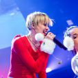 Miley Cyrus sur la scène du Jingle Ball organisé par la radio KDWB à Saint Paul (Minnesota), le 10 décembre 2013.