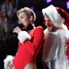 Miley Cyrus en concert lors du "Power 96.1's Jingle Ball " à Atlanta, le 11 décembre 2013.