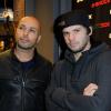 Orelsan et Eric Judor lors de l'inauguration de la nouvelle boutique G-Shock à Paris le 12 décembre 2013.