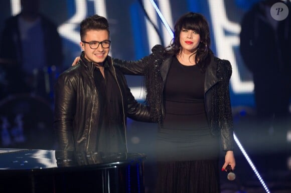 Olympe et Alex Hepburn- 15e cérémonie des NRJ Music Awards à Cannes, le 14 décembre 2013.