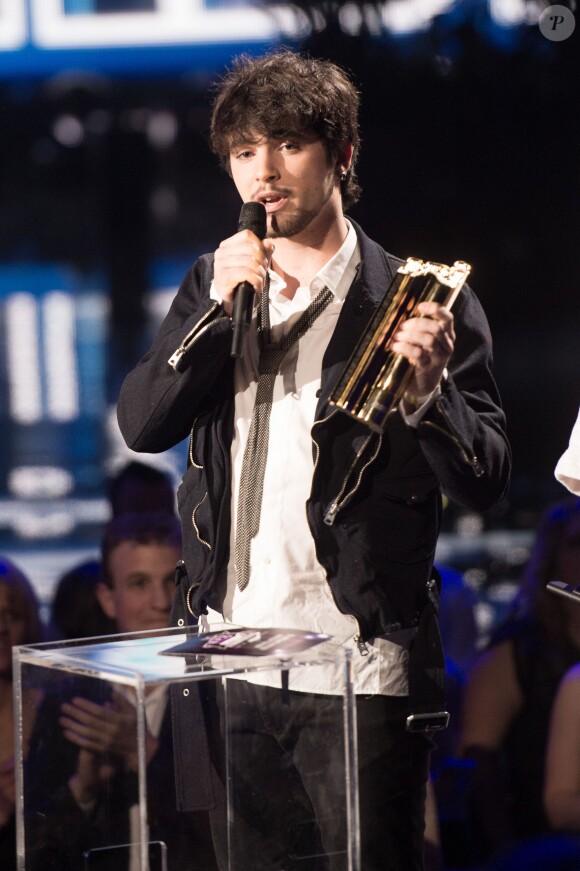 Louis Delort - 15e cérémonie des NRJ Music Awards à Cannes, le 14 décembre 2013.