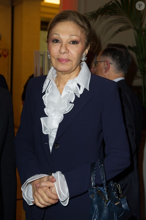 Farah Pahlavi à la soirée de lancement du Coffret Dinatoire de Yaguel Didier, le vendredi 13 décembre à Paris.