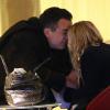 Exclusif - Mary Kate Olsen et Olivier Sarkozy ne se quittent plus ! Le couple quitte Paris depuis l'aéroport Roissy-Charles de Gaulle. Le 6 janvier 2013