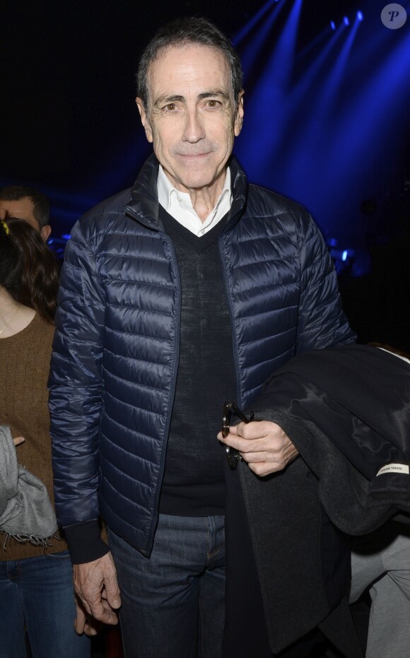Alain Chamfort au concert de Céline Dion au POPB de Paris, le 1 décembre 2013.