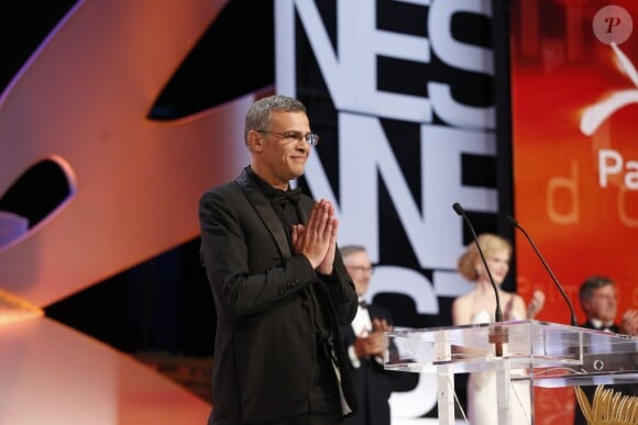 Abdellatif Kechiche Palme d'or au 66e festival du film de Cannes, le 26 mai 2013.