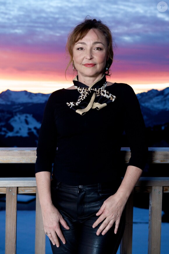 Catherine Frot lors de la cérémonie des "Femmes en Or 2013" à Avoriaz, le 14 décembre 2013.