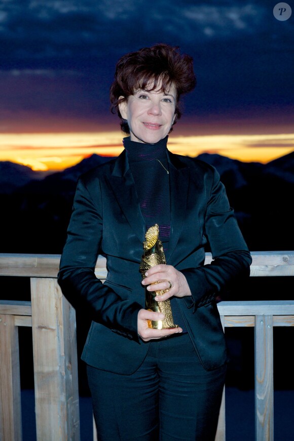 Véronique Colucci lors de la cérémonie des "Femmes en Or 2013" à Avoriaz, le 14 décembre 2013.