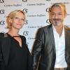 Rebecca Hampton et son compagnon Laurent Lombardo lors de l'inauguration de la nouvelle boutique Carmen Steffens à Cannes, le 13 décembre 2013