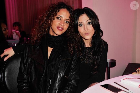 Exclusif : Fabienne Carat et Noémie Lenoir a l'inauguration de la nouvelle boutique Carmen Steffens a Cannes. Le 13 decembre 2013
