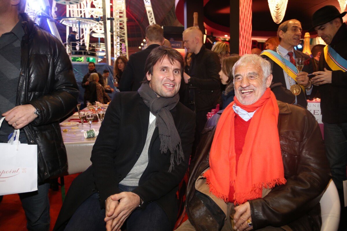 Photo Fabrice Santoro et JeanPaul Belmondo à la soirée d