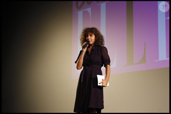 Valérie Toranian, directrice de la rédaction de "ELLE", à Paris le 10 octobre 2011.