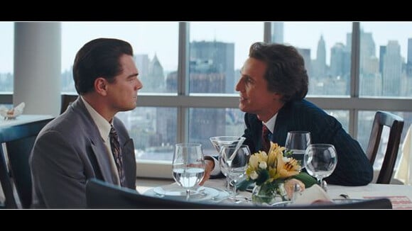 Le Loup de Wall Street : Matthew McConaughey culte devant Leonardo DiCaprio !