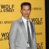 Matthew McConaughey lors de la première du Loup de Wall Street à New York le 17 décembre 2013.
