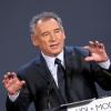 François Bayrou à la Maison de la Chimie le 5 novembre 2013.