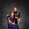 Portrait officiel du roi et de la reine de Jordanie. Photo datée d'octobre 2008
