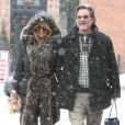 Kurt Russell et Goldie Hawn font du shopping à Aspen dans le Colorado le 24 décembre 2013.