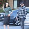 Exclusif - Benji Madden et Dita Von Teese dans les rues de Los Angeles, le 24 décembre 2013.