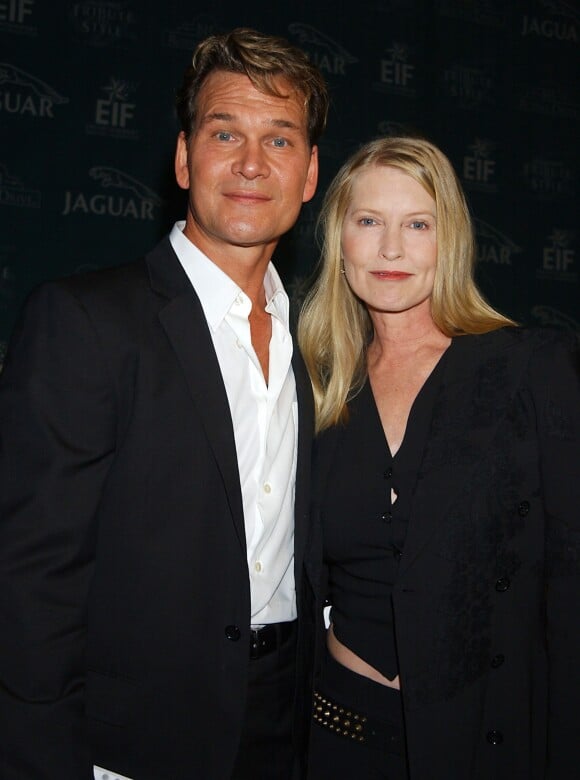 Patrick Swayze et son épouse Lisa Niemi à Los Angeles, le 23 septembre 2002.