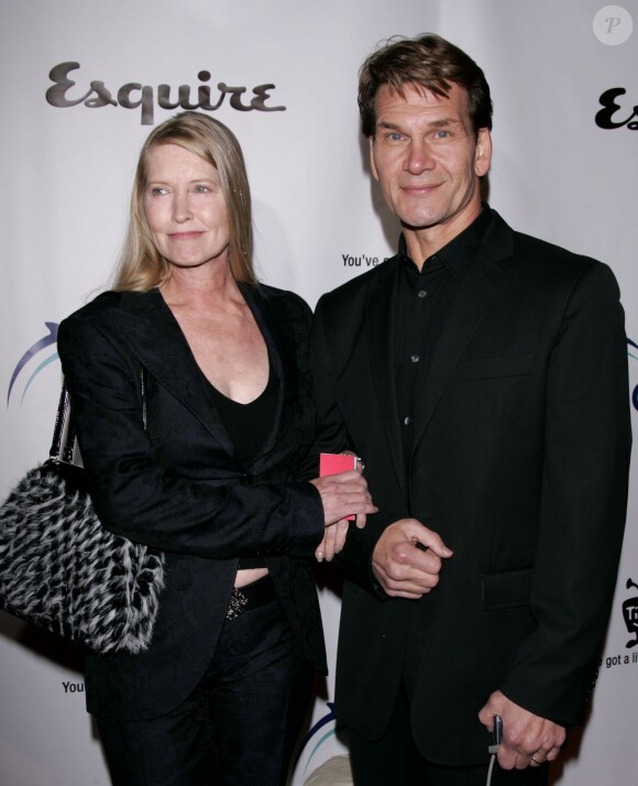 Patrick Swayze et sa femme Lisa à Los Angeles, le 11 décembre 2004.