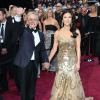 Catherine Zeta-Jones et Michael Douglas lors de la cérémonie des Oscars 2013