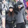 Kourtney Kardashian et Scott Disick font du ski à la station Deer Valley. Park City (État de l'Utah), le 31 décembre 2013.