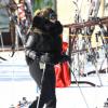 Kim Kardashian fait du ski à Aspen, dans le Colorado. Le 30 décembre 2013.