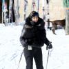 Kim Kardashian fait du ski à Aspen. Le 30 décembre 2013.